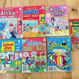 Vintage Archie Laugh Jughead Betty Veronica Digest Magazine Comics 1977-1990 #1